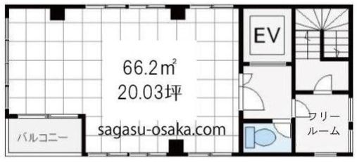 【あべのビル】の間取り図