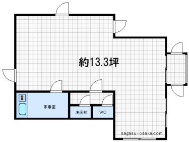 【アベノ寿ビル】の間取り図