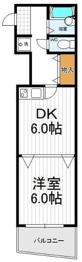 【堀越町マンション】の間取り図