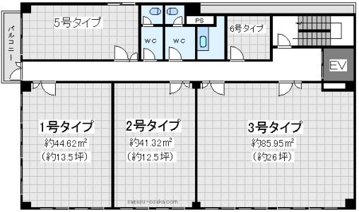 【喜多ビル】の間取り図