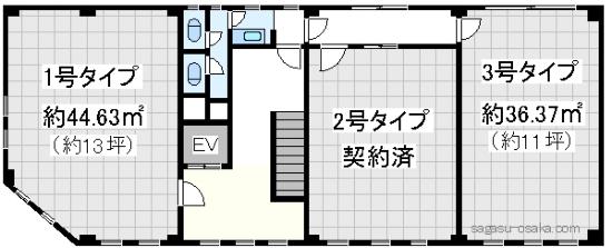 【ケーエスビル】の間取り図