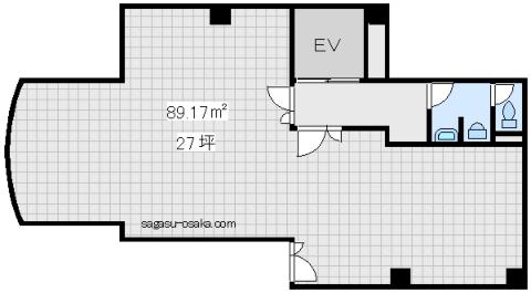 【オルグ上町】の間取り図