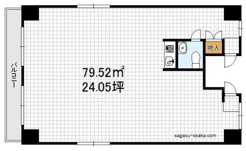 【グランピア四天王寺】の間取り図