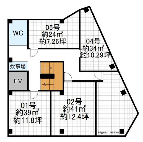 【アークビル寺田町】の間取り図