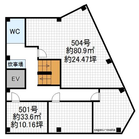 【アークビル寺田町】の間取り図