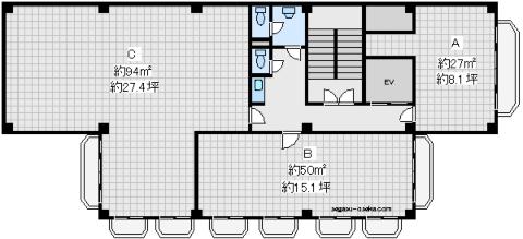 【帝塚山檜山ビル】の間取り図
