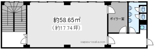 【阿倍野産業会館】の間取り図