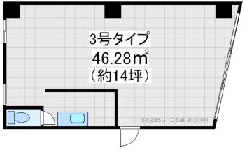 【第7Ｈ2Ｏビル】の間取り図