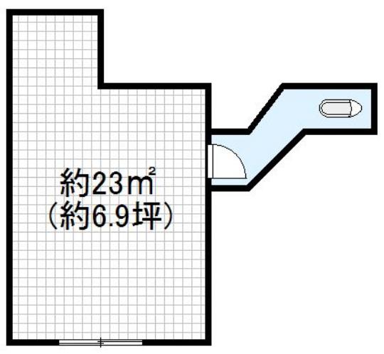 【阿倍野元町　貸店舗】の間取り図