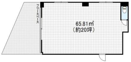 【松本ハイツ1階店舗事務所】の間取り図