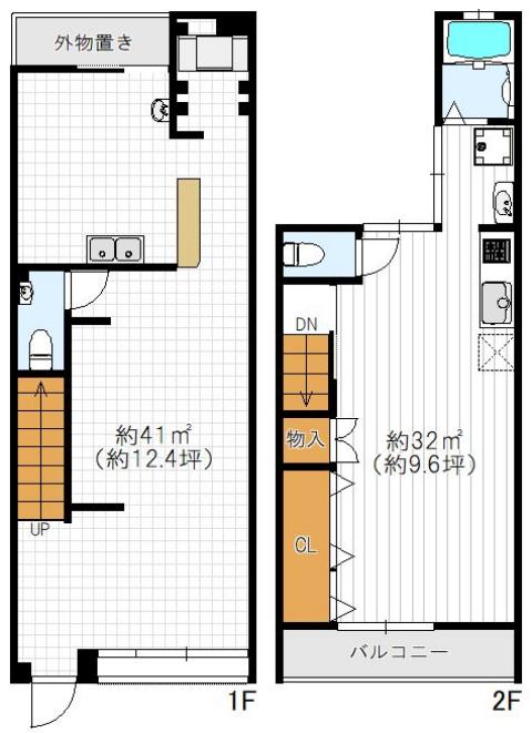 【阿倍野筋5丁目店舗】の間取り図