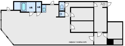 【ワンダービル２】の間取り図