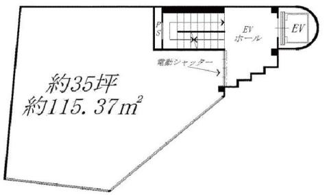 【熊谷ビル　5階部分】の間取り図