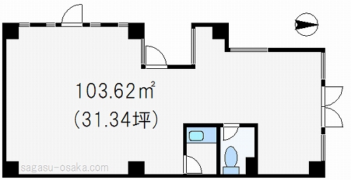 【ケインズハウス　１階】の間取り図