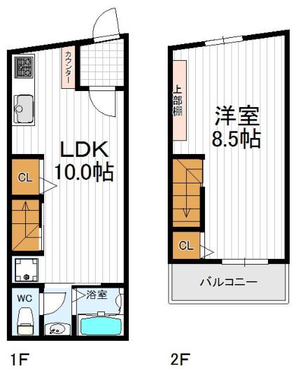 【阪南町2丁目デザイナーズ貸家】の間取り図現在作成中