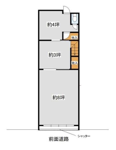 【王子町3丁目 １階店舗】の間取り図