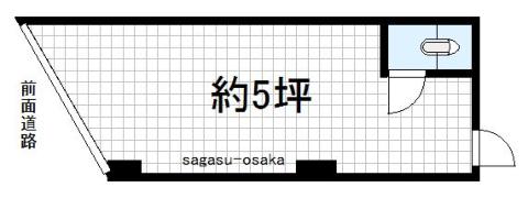 【天王寺町南　１階路面店舗】の間取り図